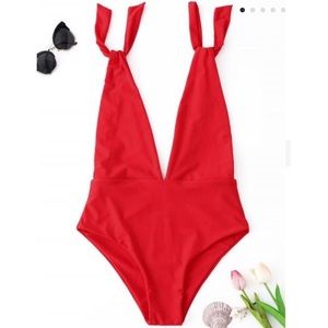 NWT Zaful Plunge One Piece Swimsuit